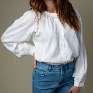 NWT evirwild Stevie Boho Poet Sleeve Blouse